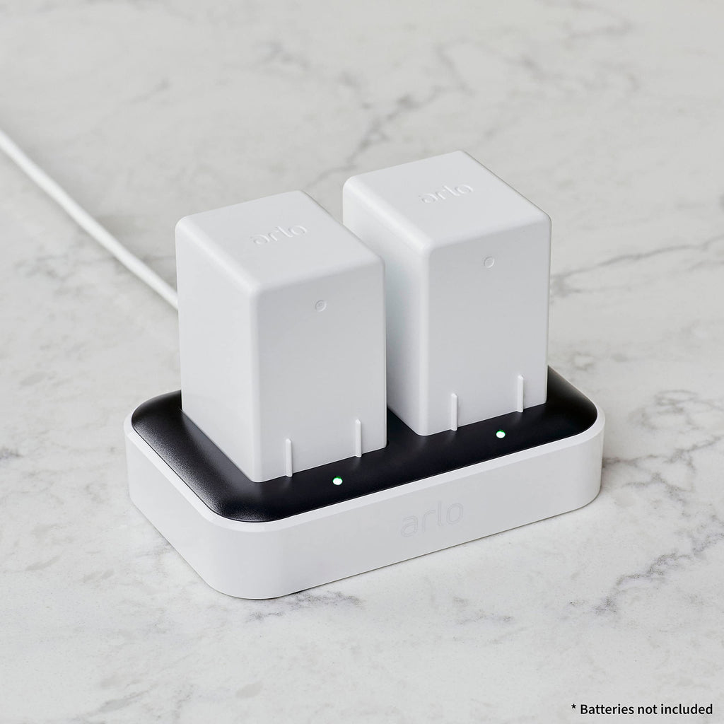 Dual Charging Station for Rechargeable Batteries K480100