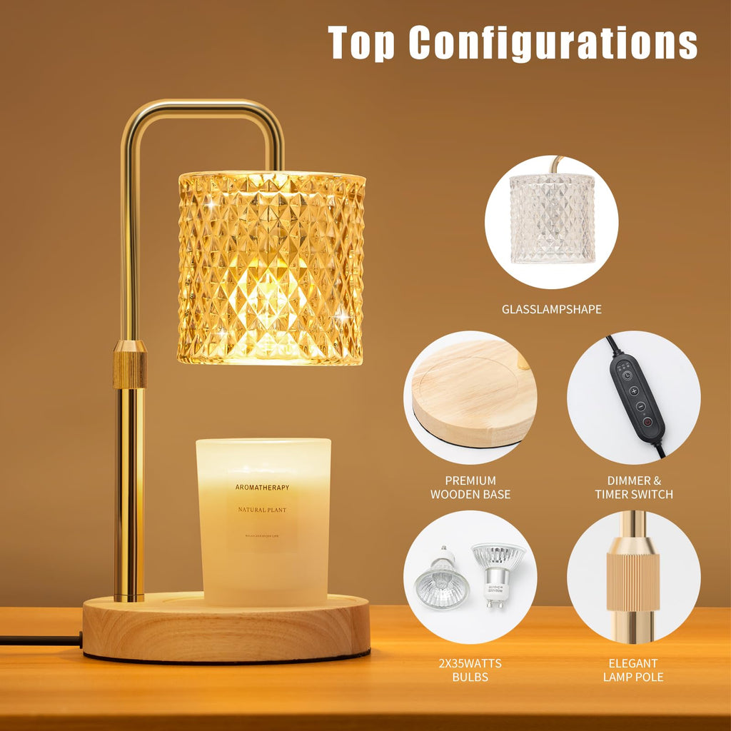 Dimmable Candle Warmer Lamp with Timer R46300