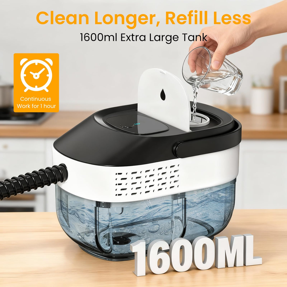 1600ML Handheld Steam Cleaner Q76297
