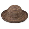 Brown UPF 30+ Wide Brim Packable Sun Hat V84520