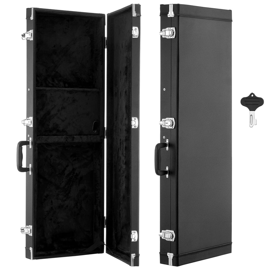 Black 41.3 Inch Wooden Hard-Shell Electric Guitar Case U911