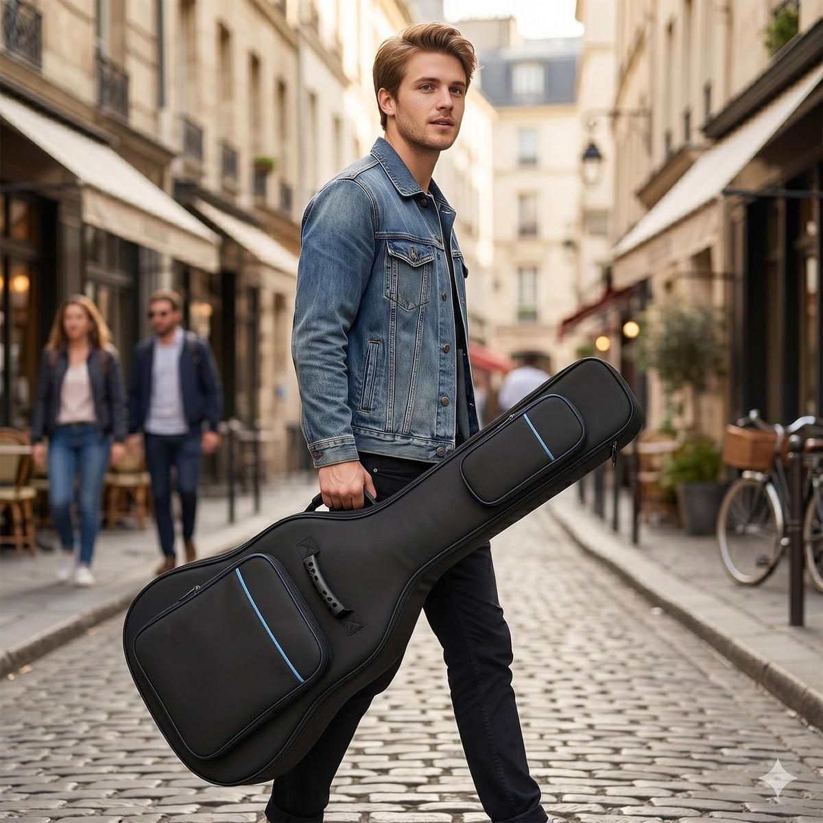 Black Electric Guitar Bag X6472