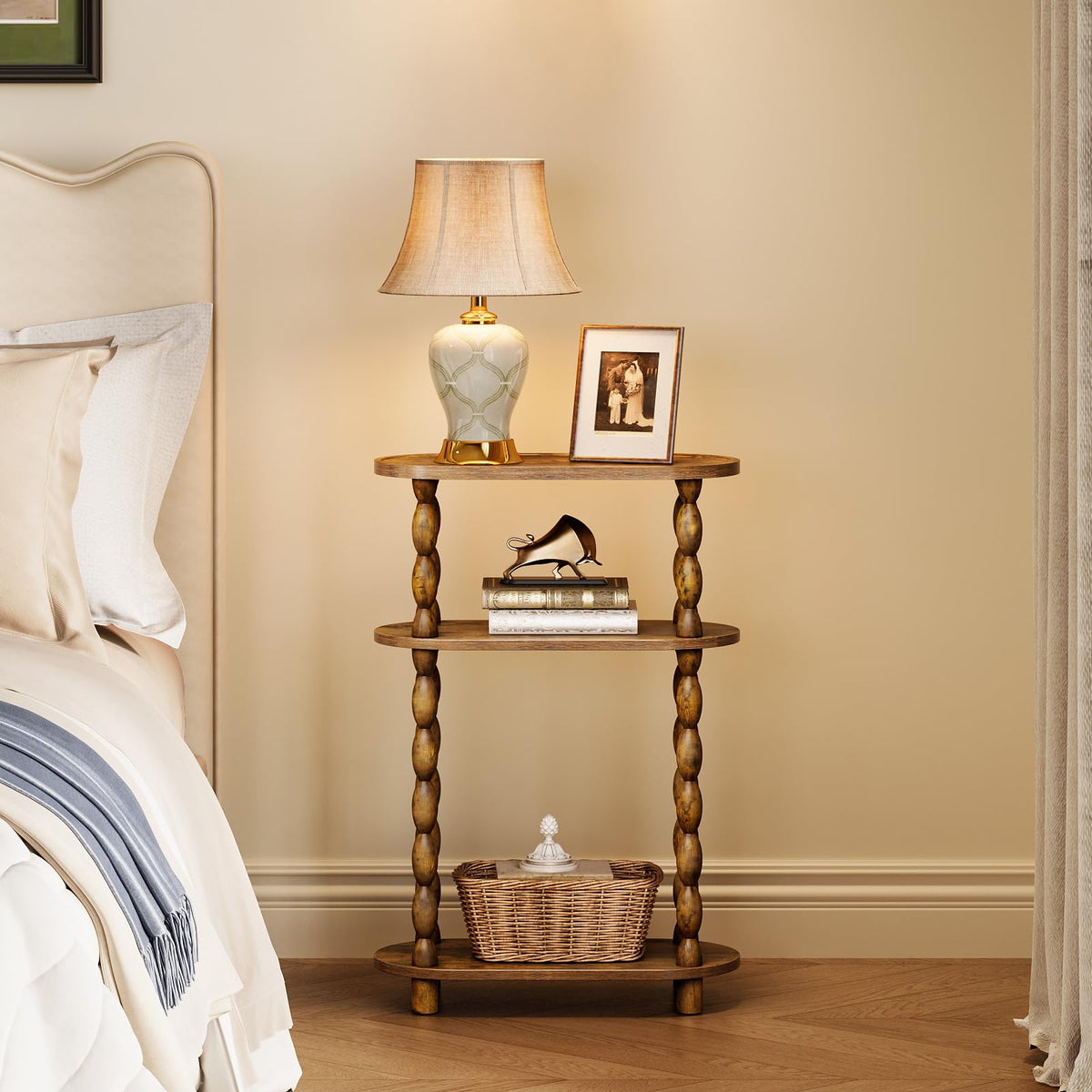 Narrow 3-Tier End Table W62919
