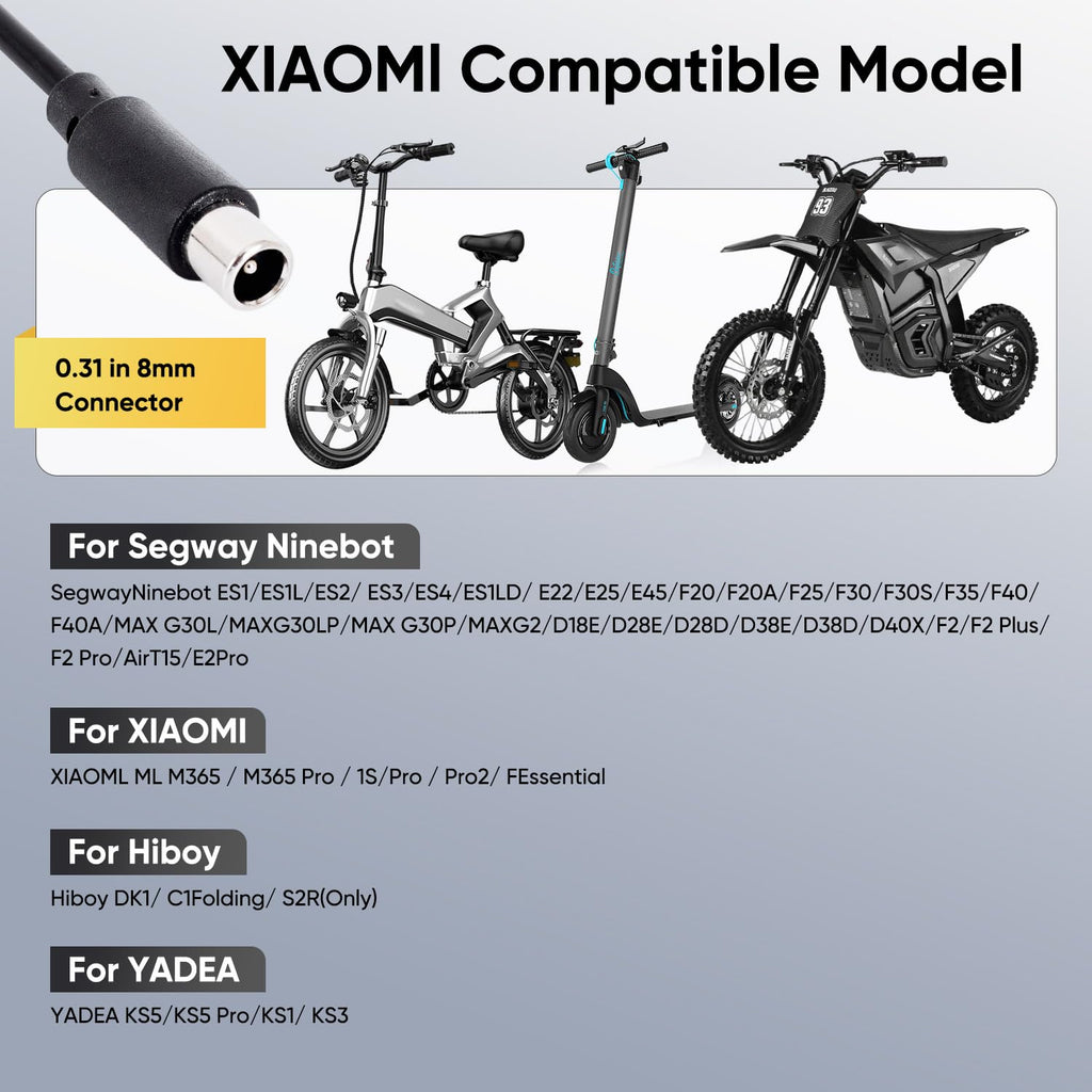 42V 2A Electric Scooter Charger H608