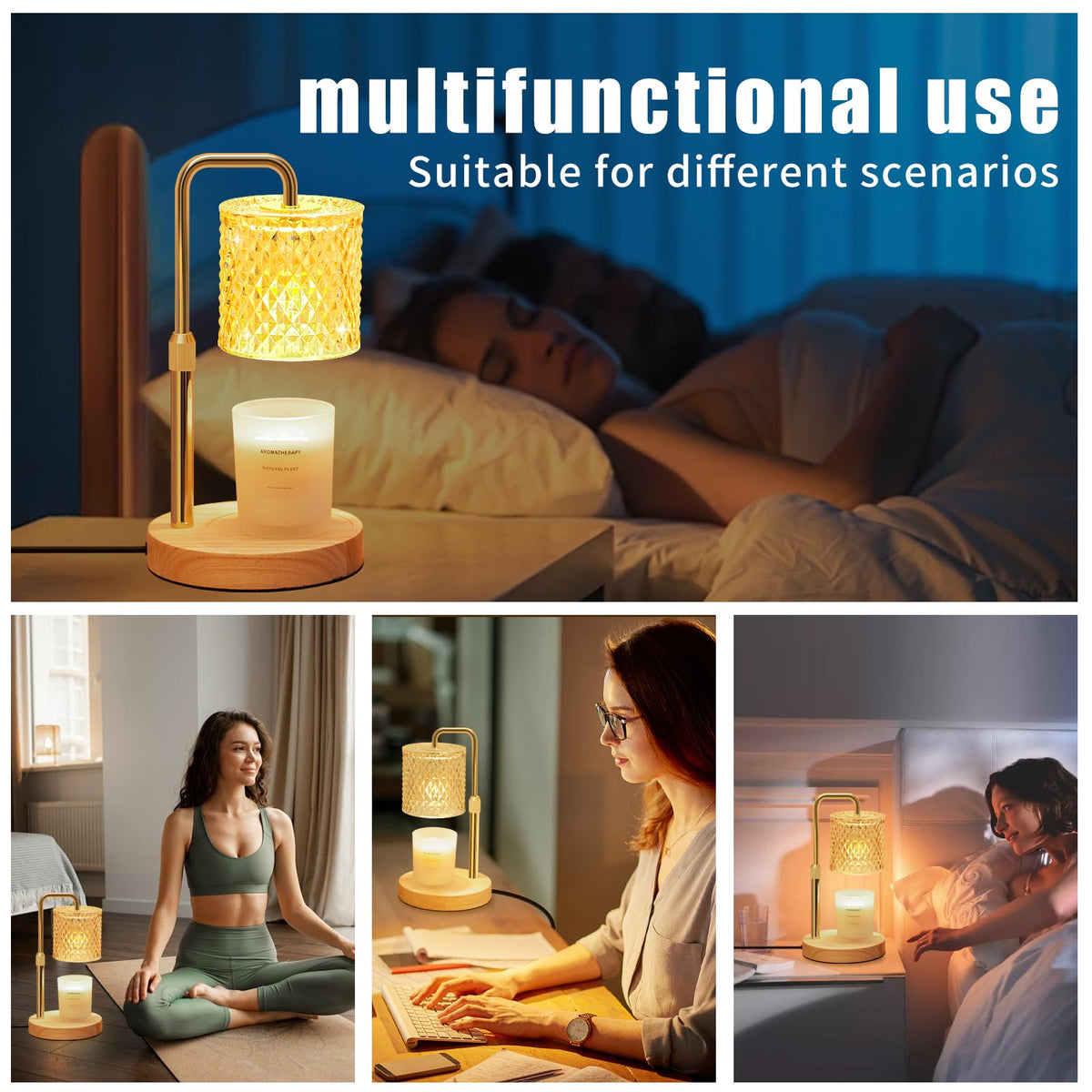 Dimmable Candle Warmer Lamp with Timer R46300