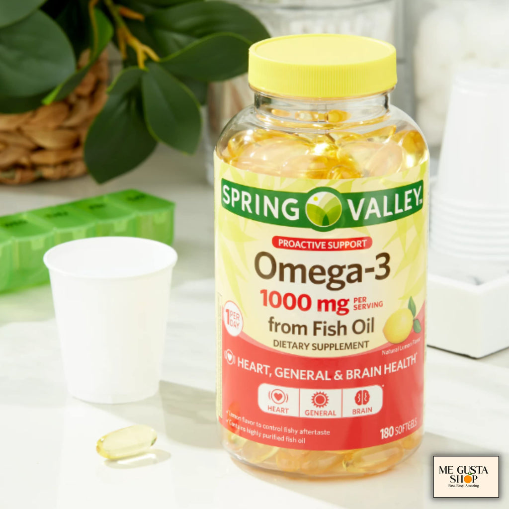 Omega-3 Fish Oil Soft Gels 1000 mg 180 Count R39489