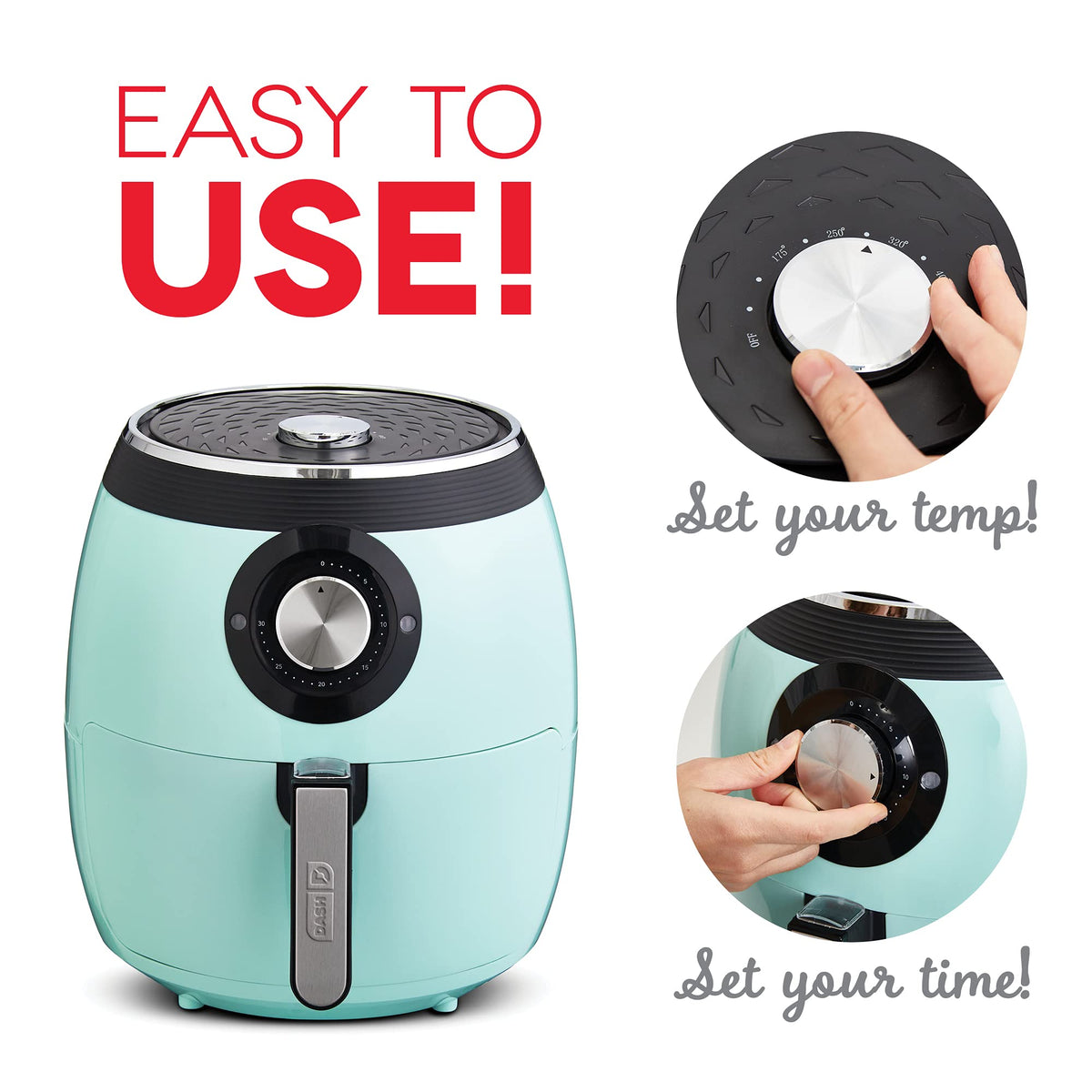 6 Quart Nonstick Air Fryer C3923