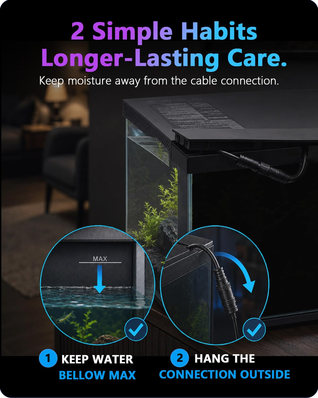 5 Gallon Smart Glass Aquarium Starter Kit H47885