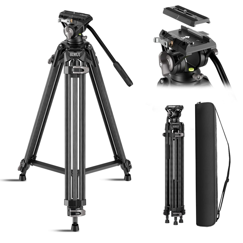 Carbon Fiber Heavy Duty Video Tripod F20459