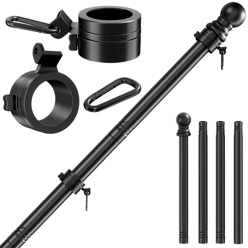 Black 5FT Aluminum Flag Pole K904