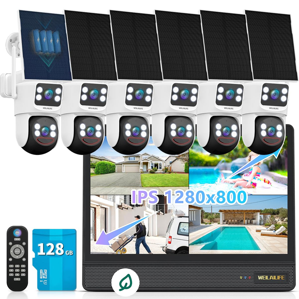 Wireless Security Camera System with 10" HD Monitor Q22552