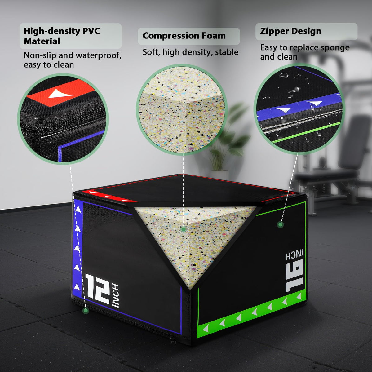 3 in 1 Plyometric Jump Box M661