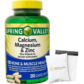 Calcium Magnesium Zinc Vitamin D3 Caplets Dietary Supplement 250 Count V273668