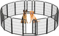 40in 16 Panels Heavy Duty Metal Dog Playpen G79031