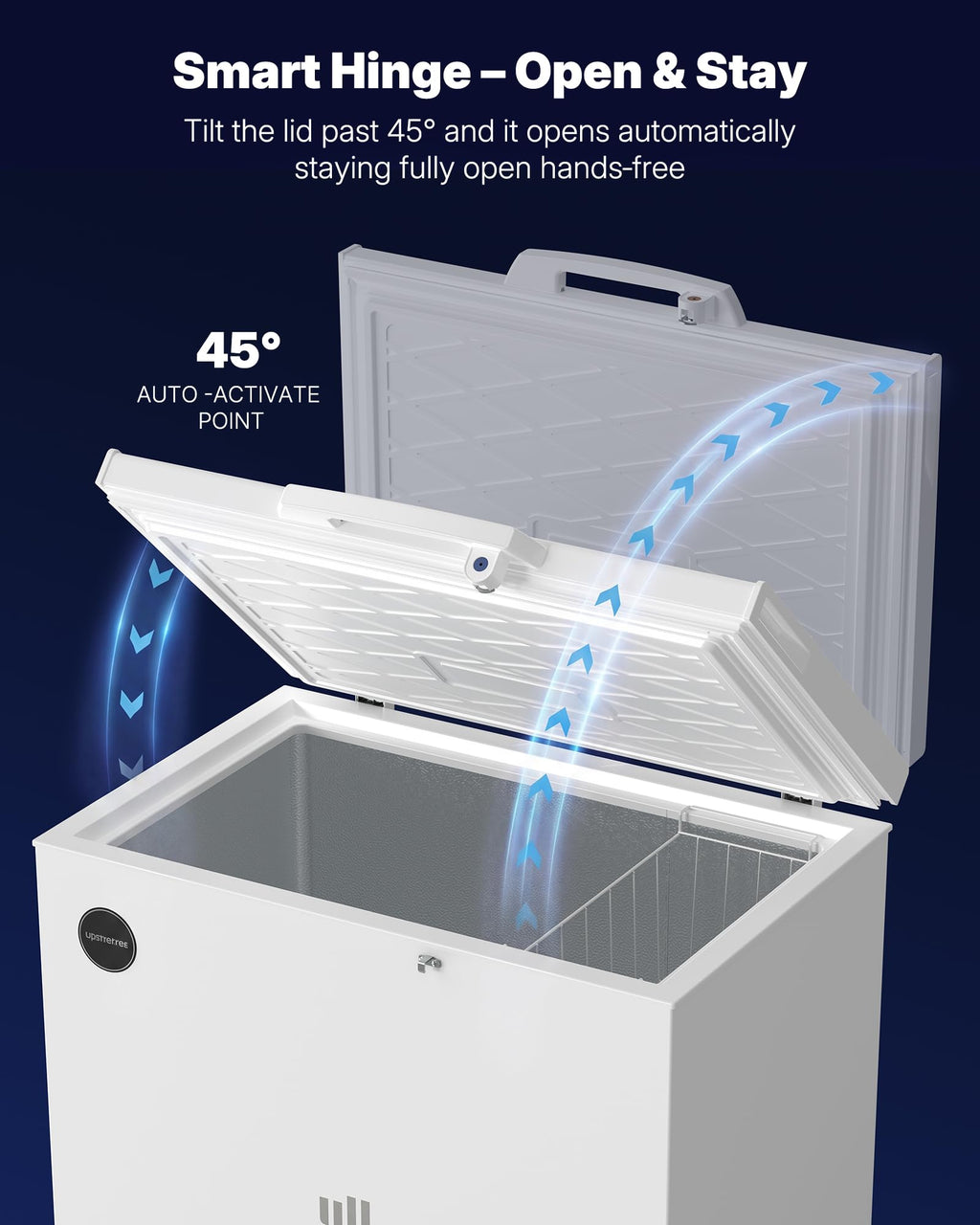7.0 Cu.Ft Silky White Chest Freezer R3121