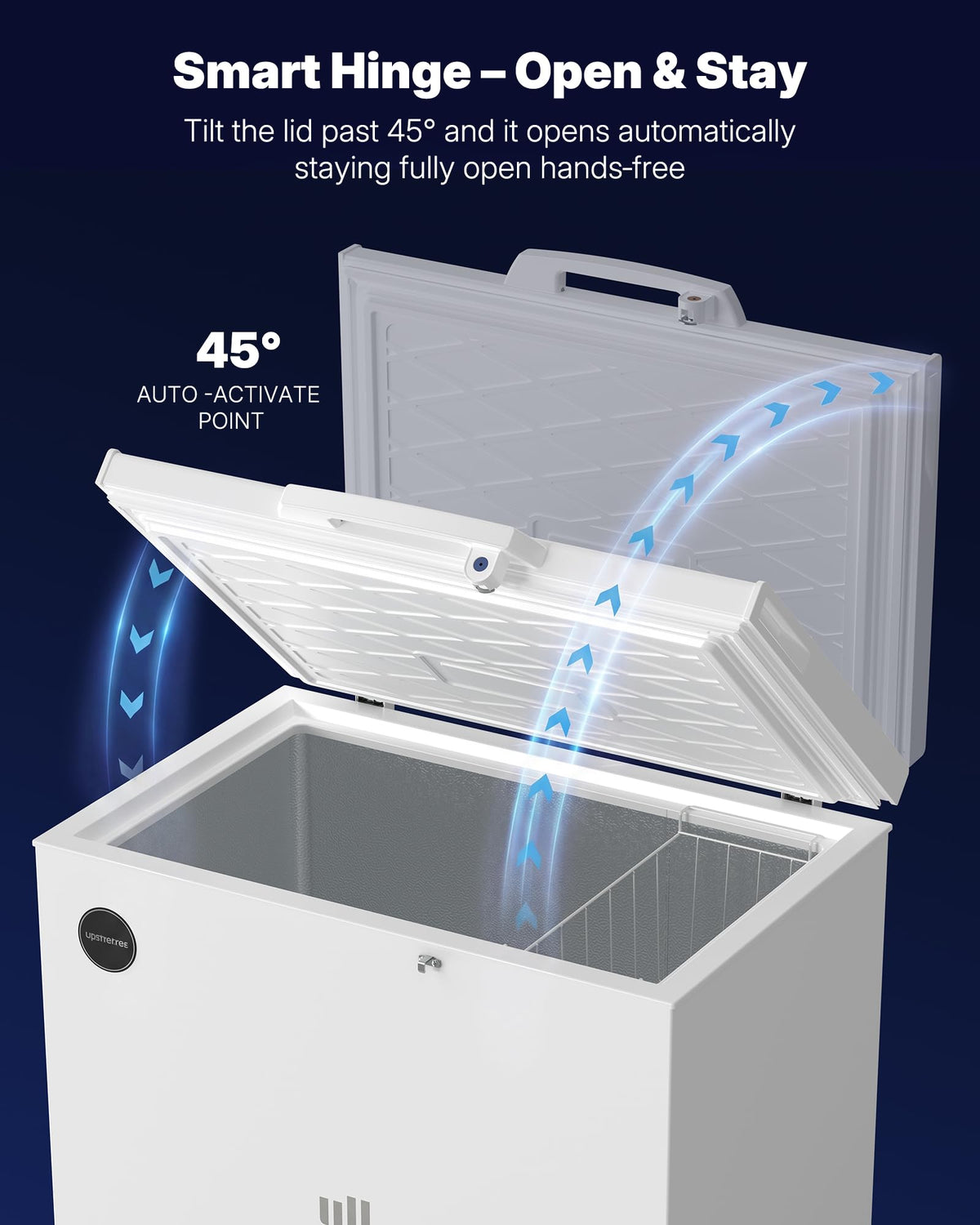7.0 Cu.Ft Silky White Chest Freezer R3121