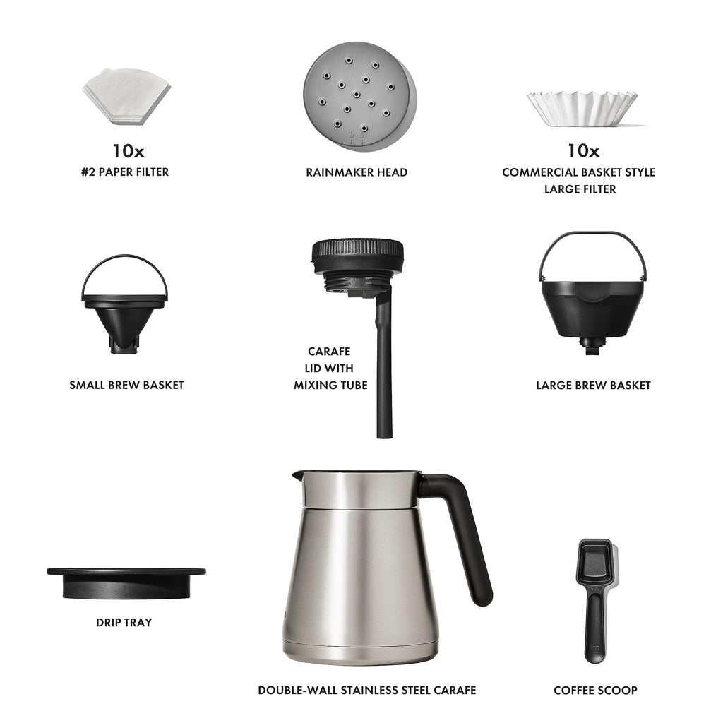 12-Cup Coffee Maker with Single-Serve Function H839