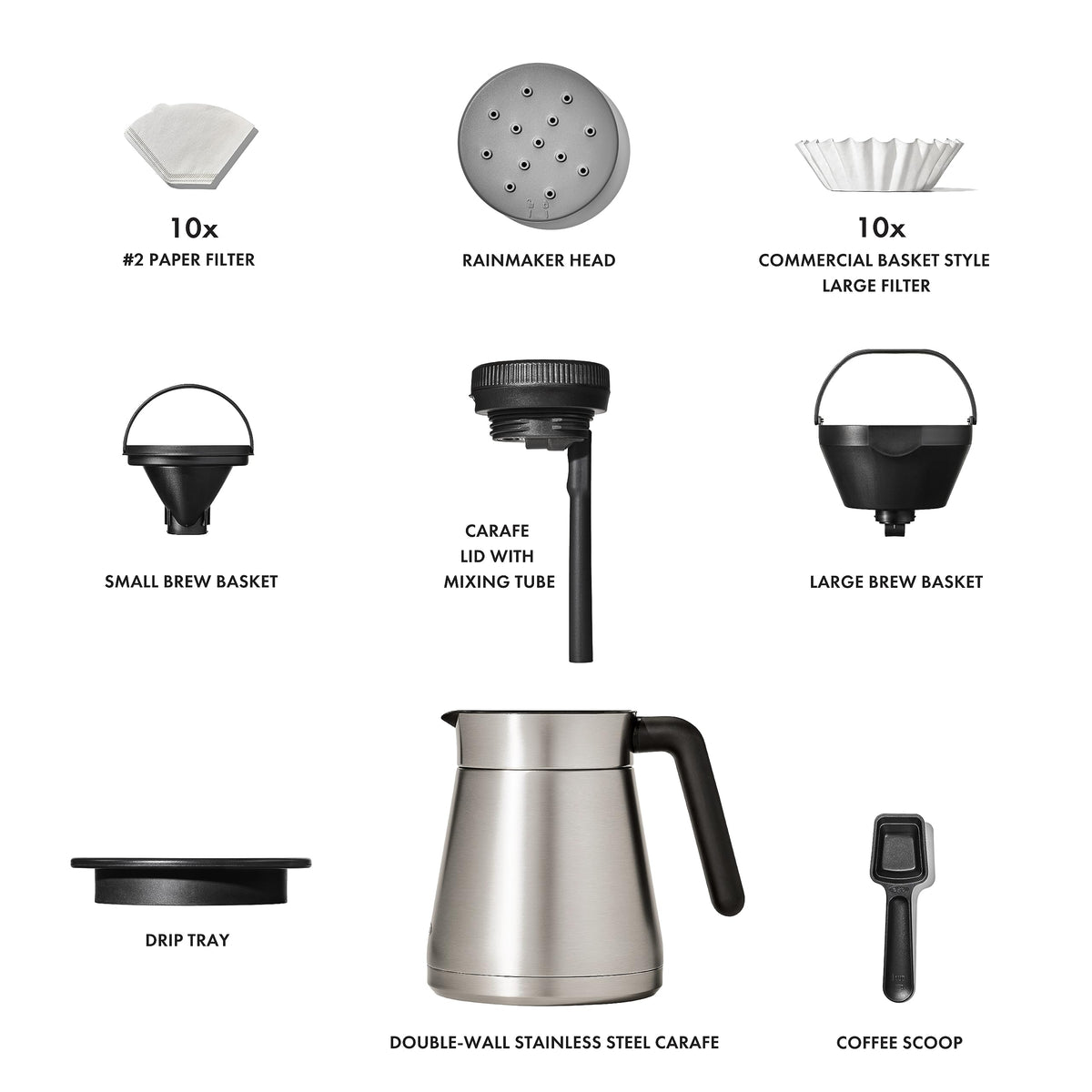 12-Cup Coffee Maker with Single-Serve Function H839