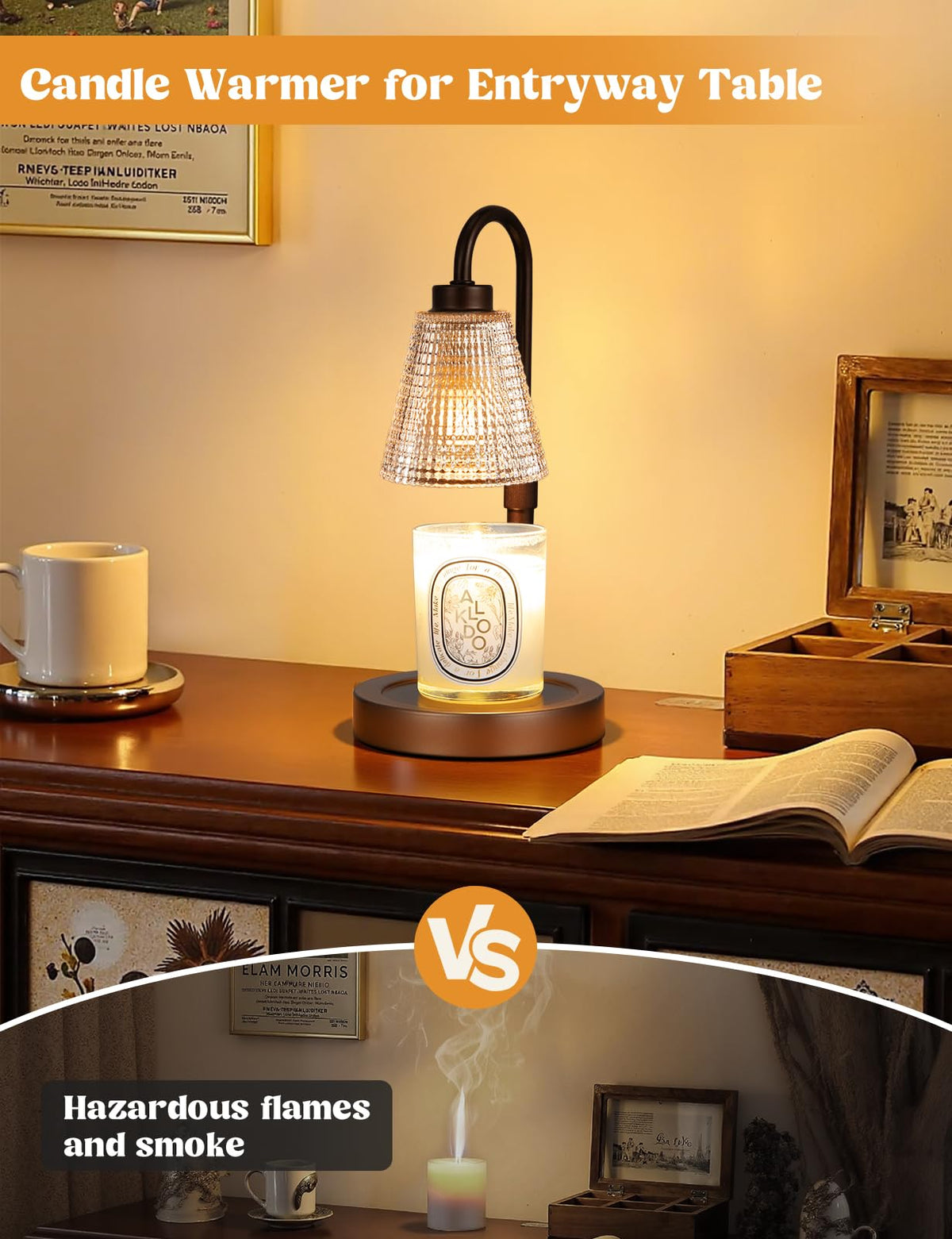 Candle Warmer Lamp with Timer X64032