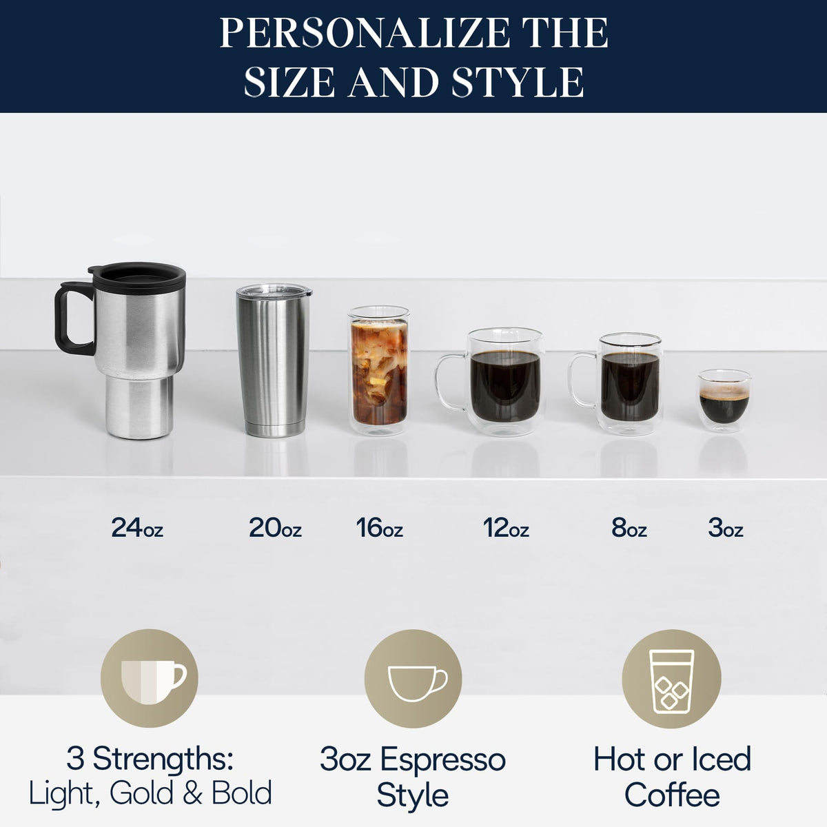 Drip Coffee Maker with Built-In Grinder N803