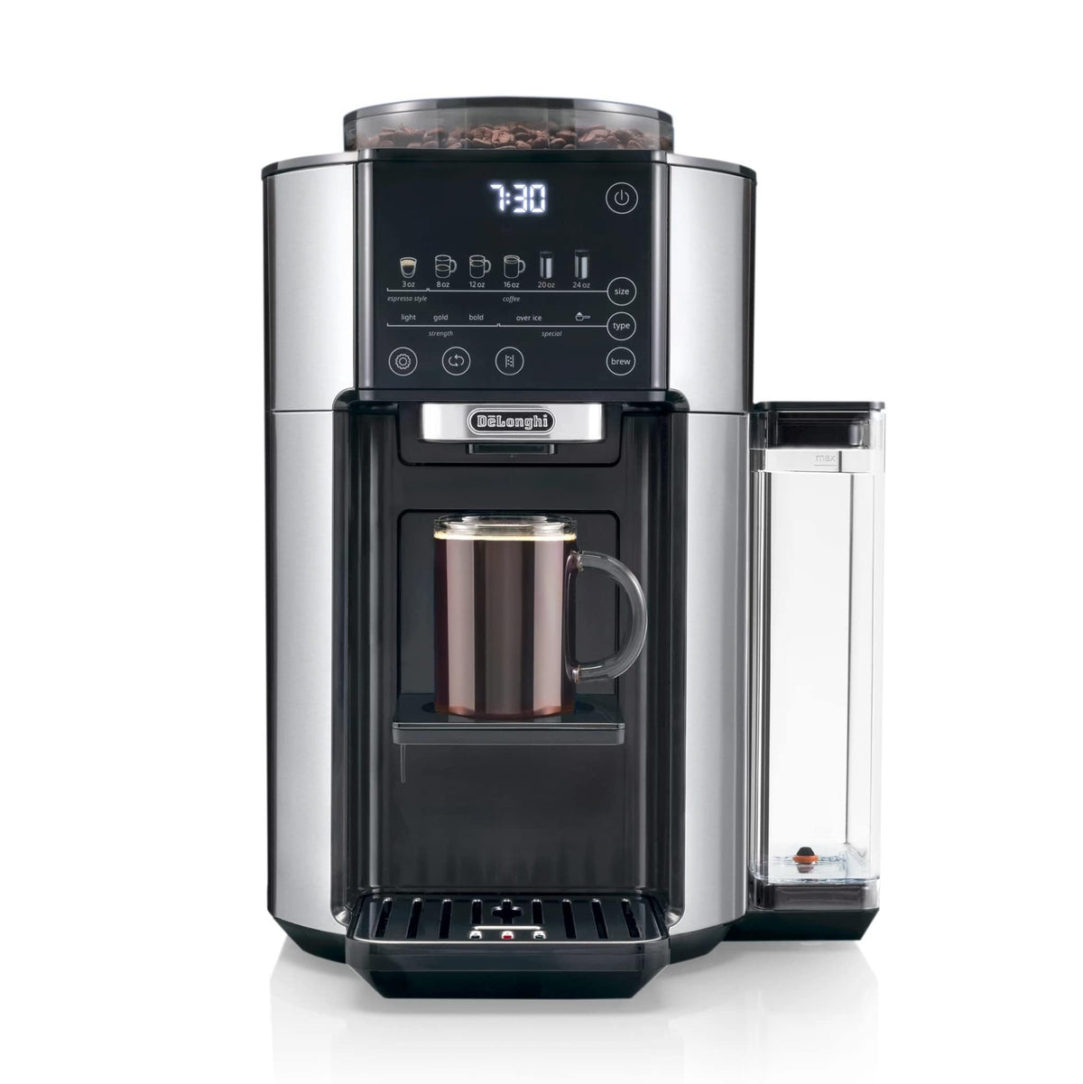 Drip Coffee Maker with Built-In Grinder N803