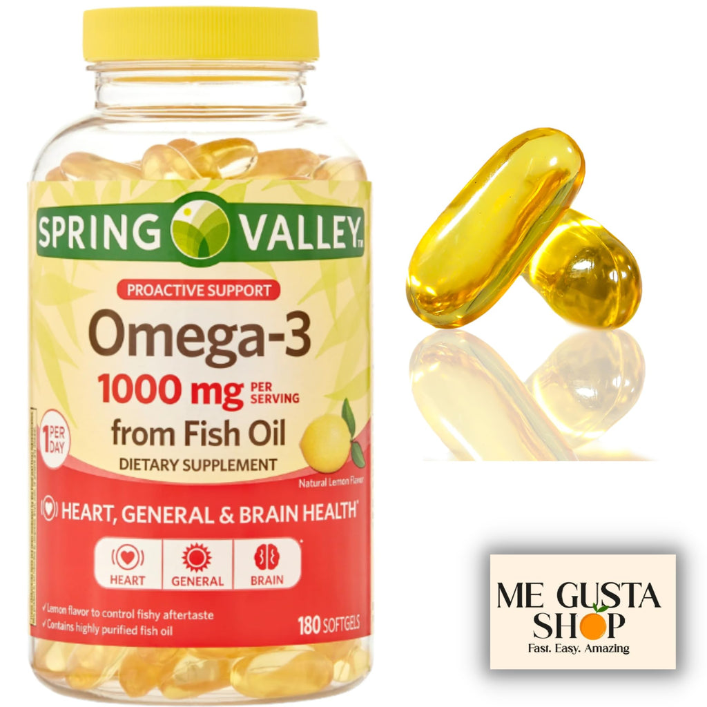 Omega-3 Fish Oil Soft Gels 1000 mg 180 Count R39489