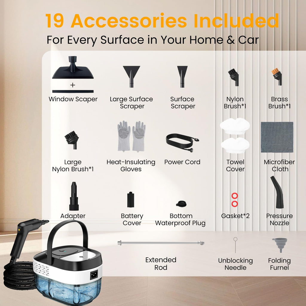 1600ML Handheld Steam Cleaner Q76297