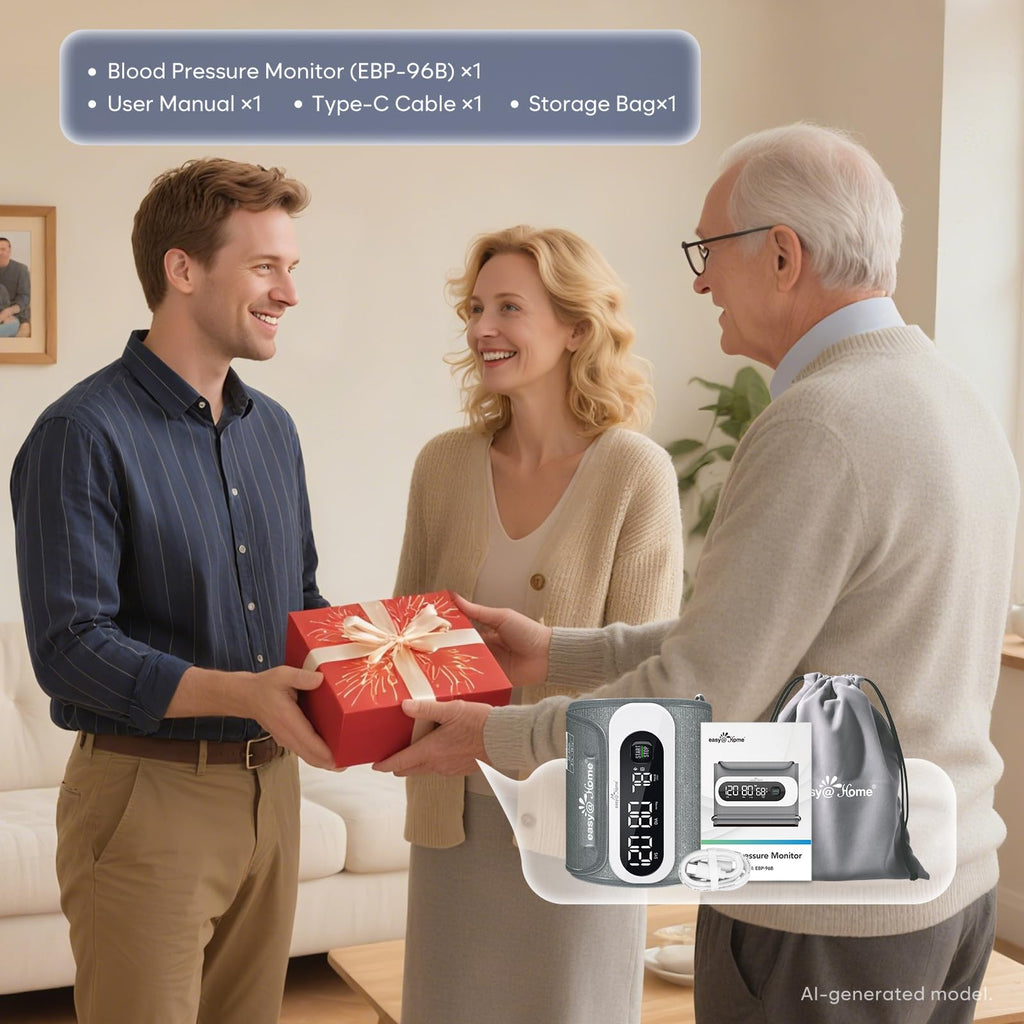 Wireless Bluetooth Blood Pressure Monitor with Large Cuff Z165