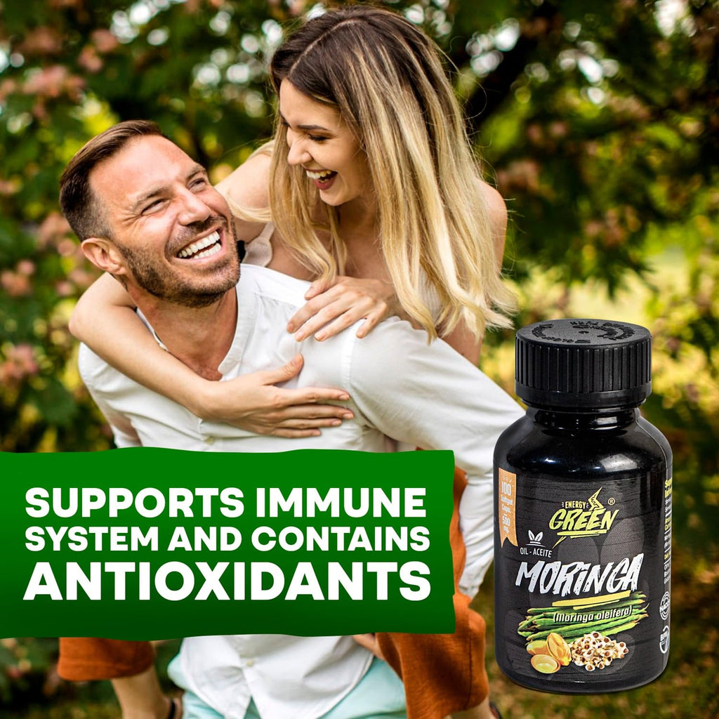 Moringa Seed Oil Softgels, Cold-Pressed, Vegan, 100 Softgels J464933