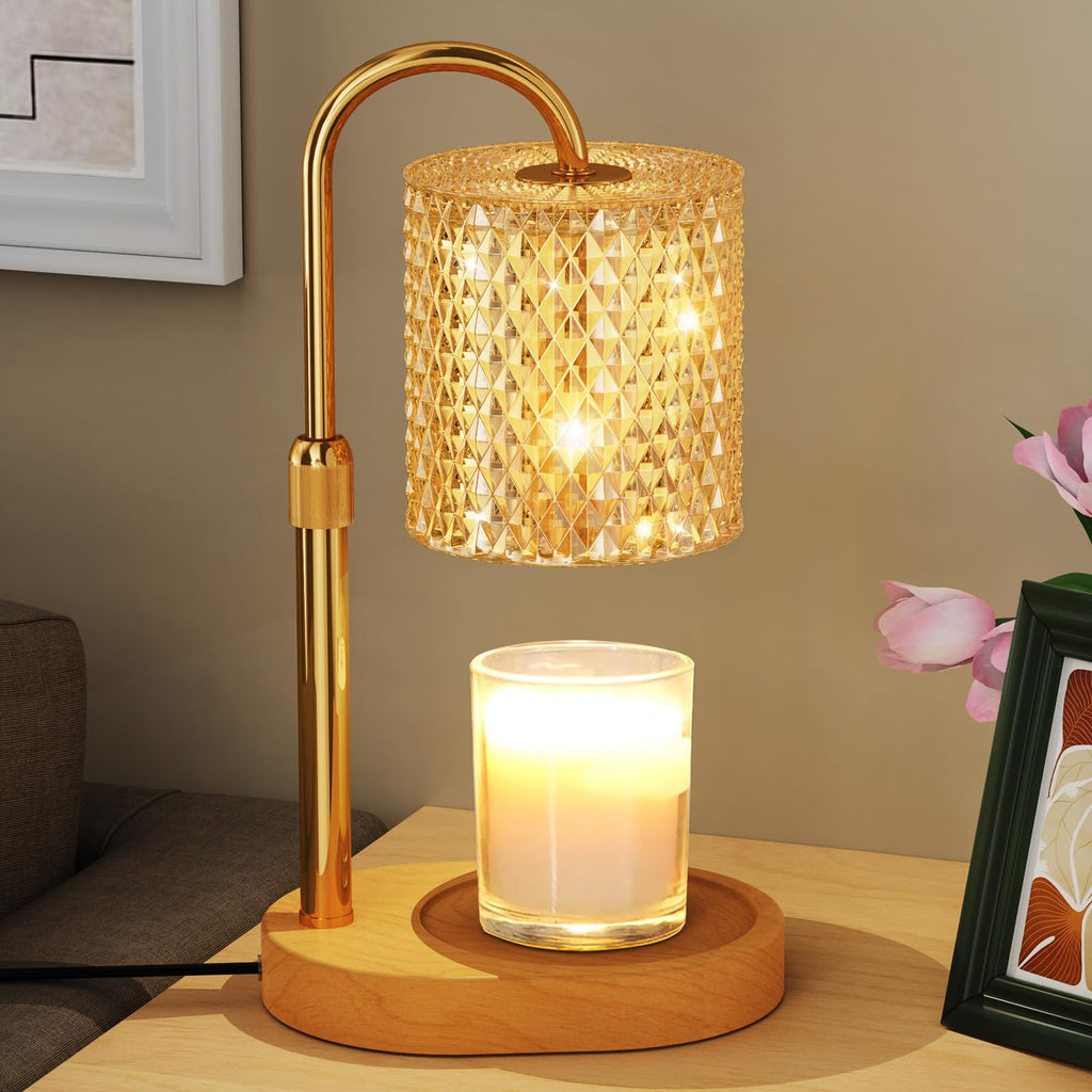 Adjustable Candle Warmer Lamp with Timer Dimmer A894323
