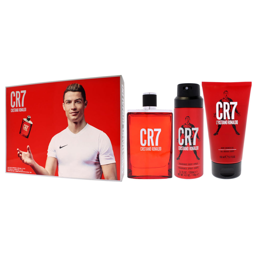 3 Pc Men EDT Spray Body Spray Shower Gel Gift Set M15071