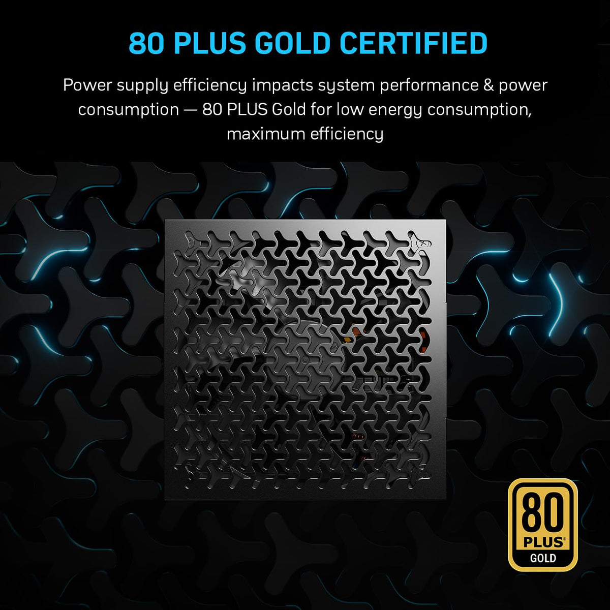 1000W Fully Modular 80+ Gold Certified ATX 3.1 Power Supply U14847