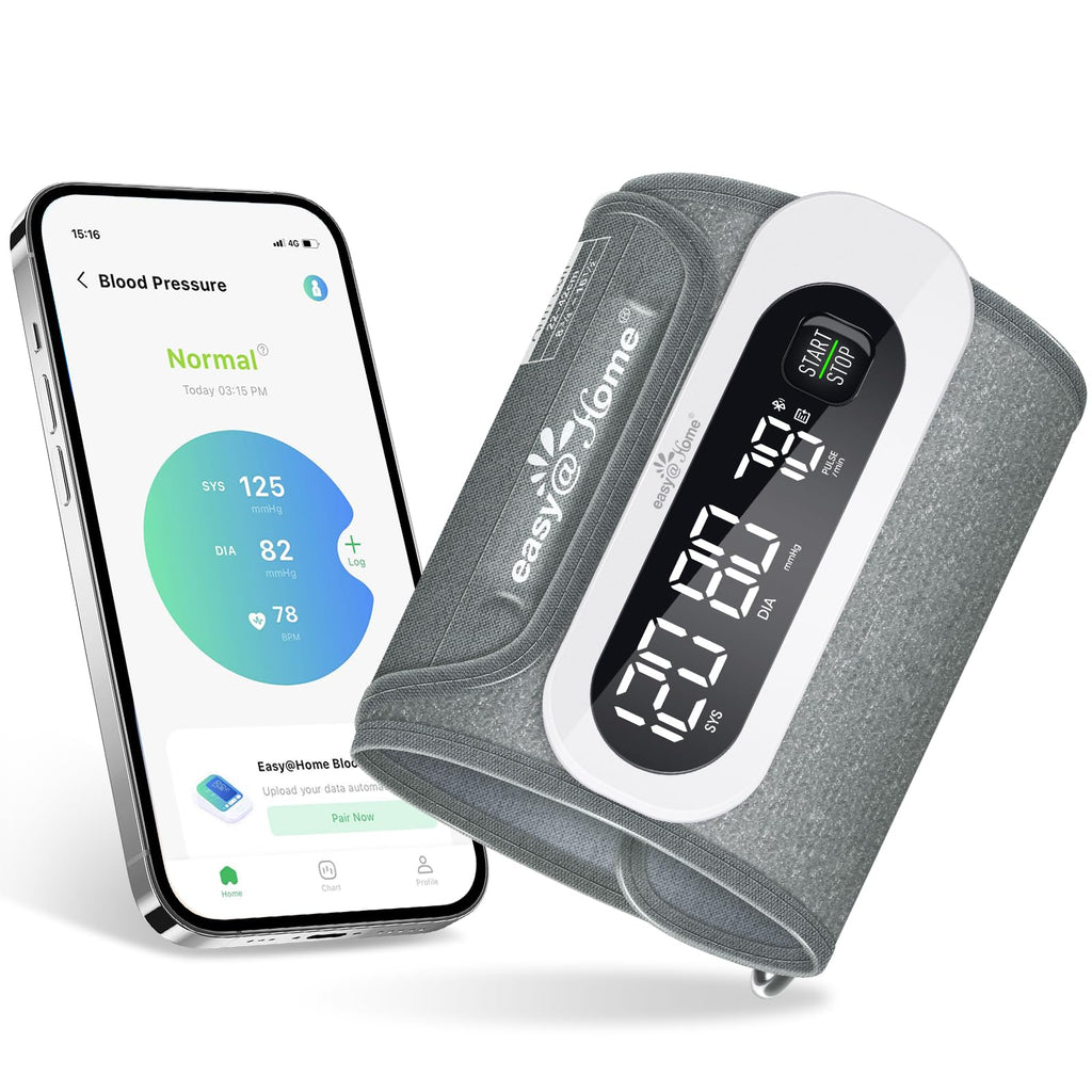 Wireless Bluetooth Blood Pressure Monitor with Large Cuff Z165