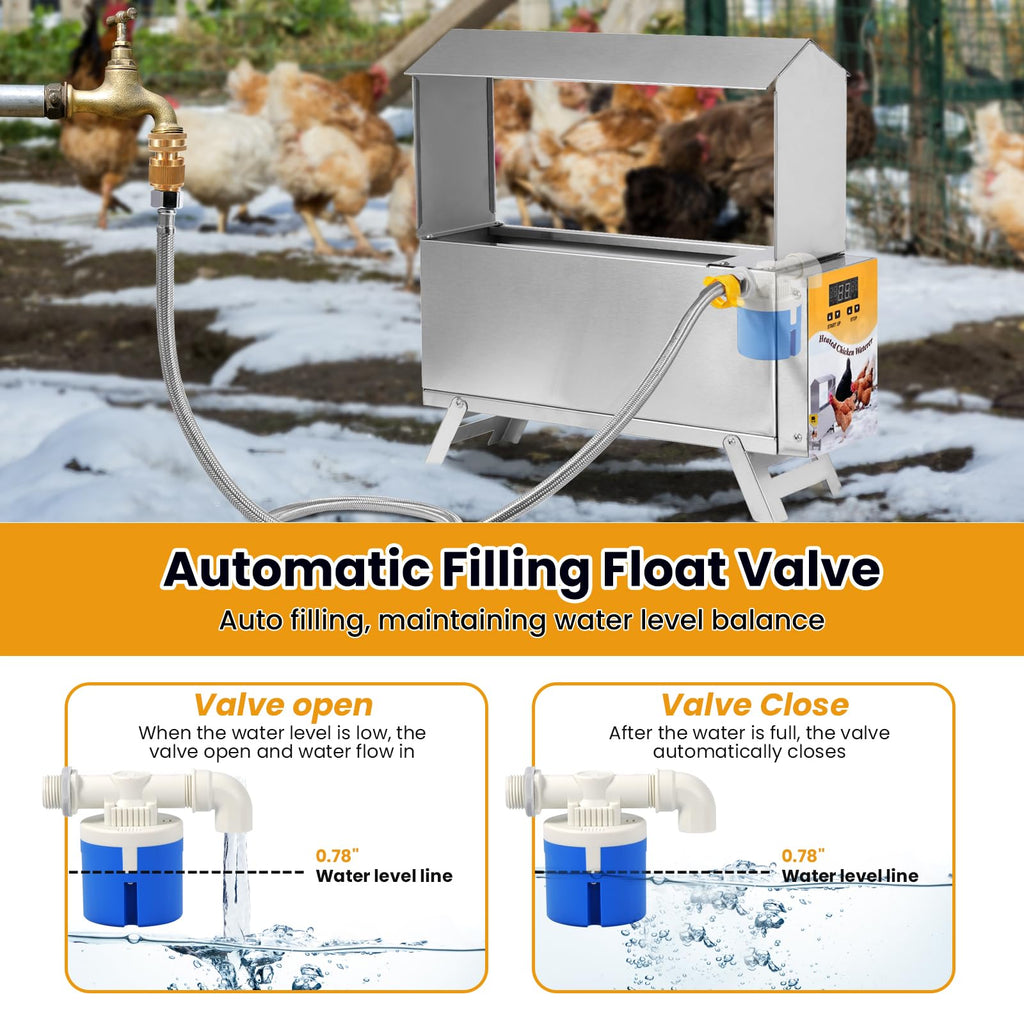 1.5 Gallon Heated Chicken Waterer R4881