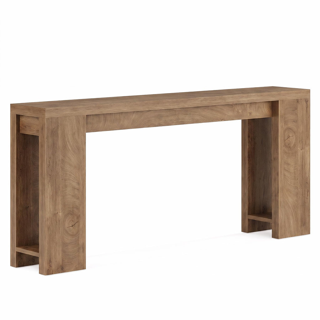 70.9-Inch Light Brown Console Table K8904