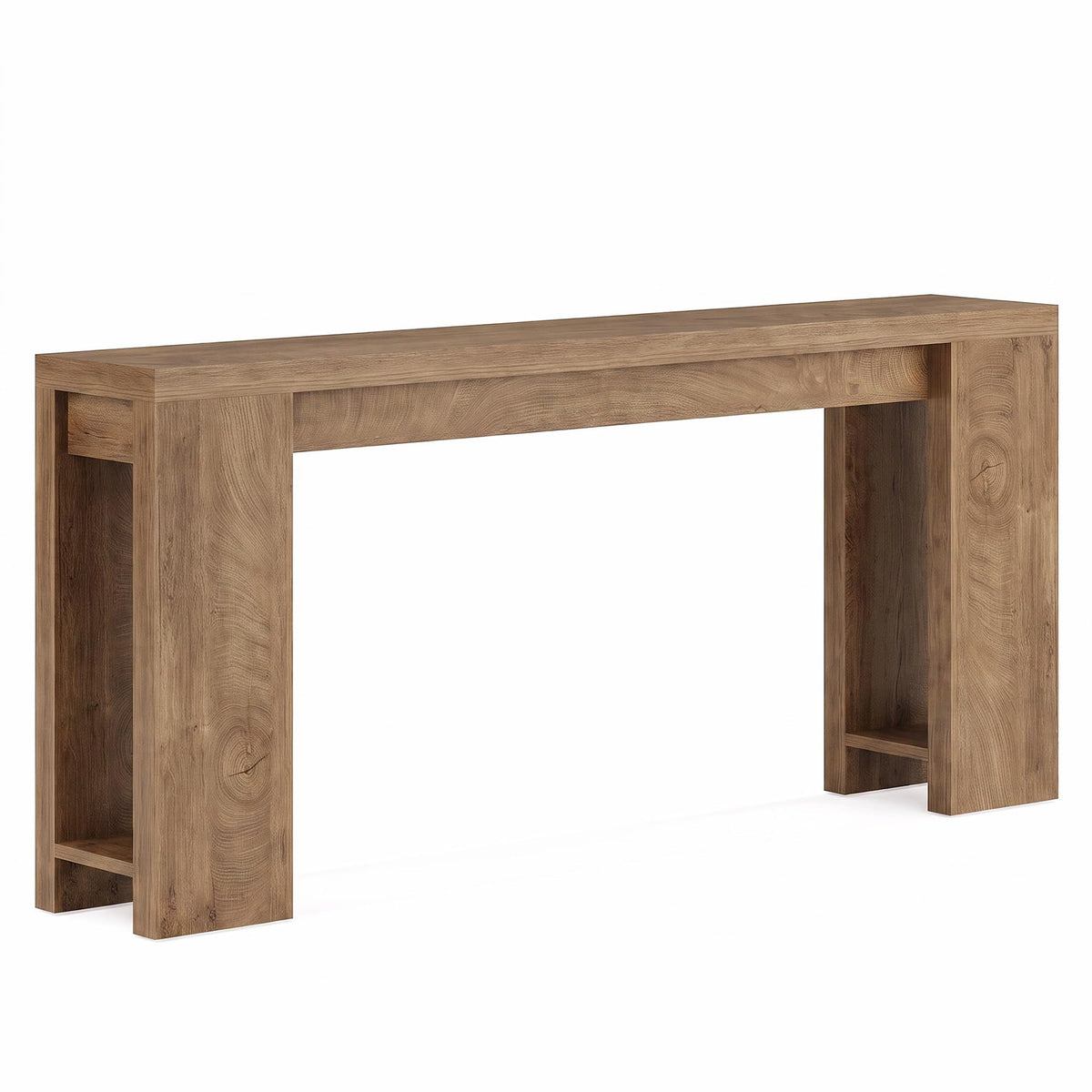 70.9-Inch Light Brown Console Table K8904