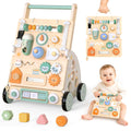Wooden Baby Walker with Detachable Busy Board Z8478