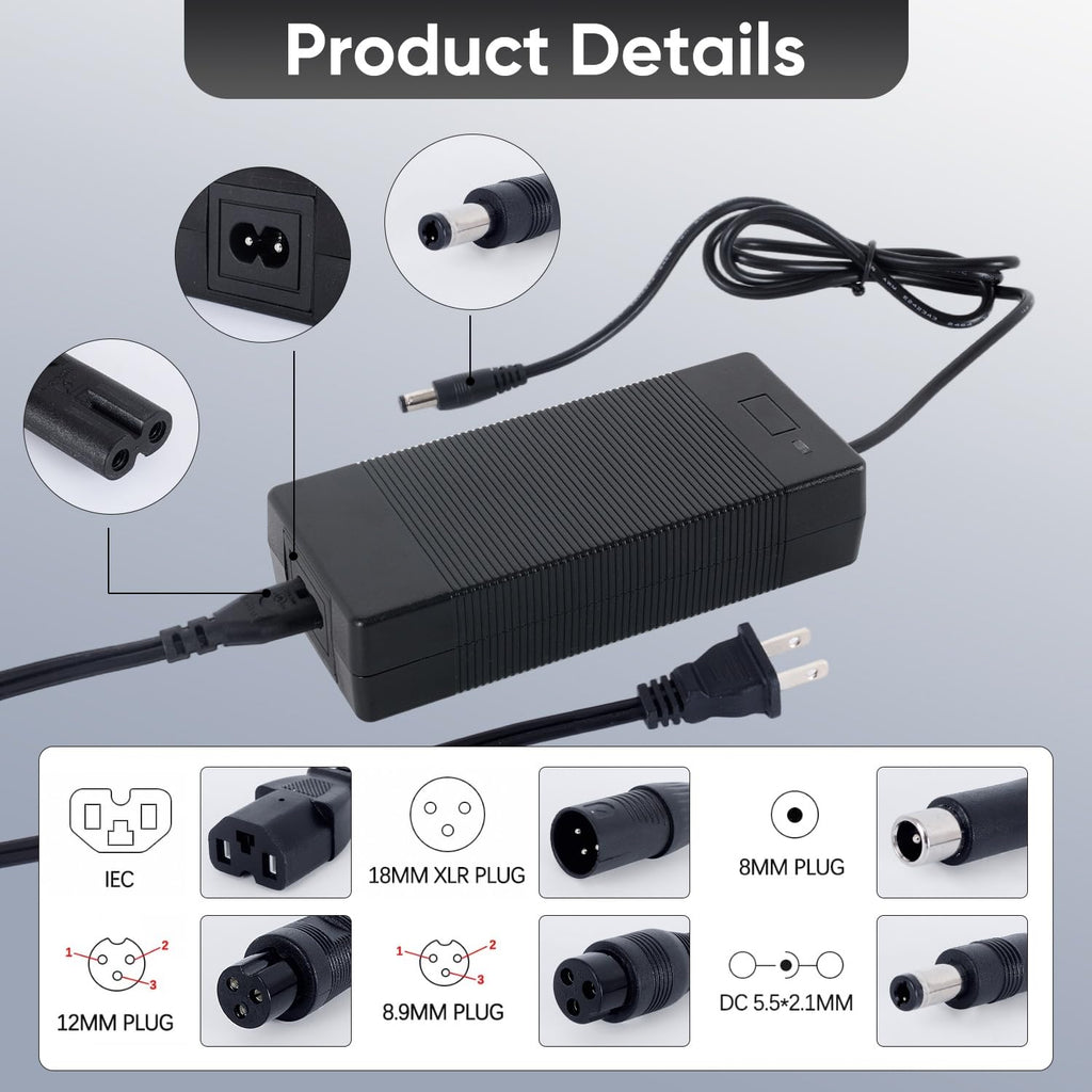 42V 2A Electric Scooter Charger H608