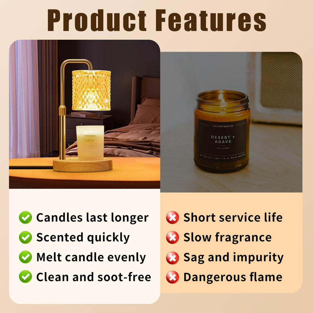 Dimmable Candle Warmer Lamp with Timer R46300
