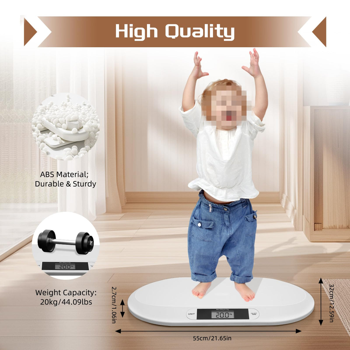 Digital Weight Scale up to 44 lbs G9908