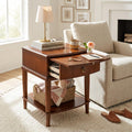 Wood End Table with Drawer M612
