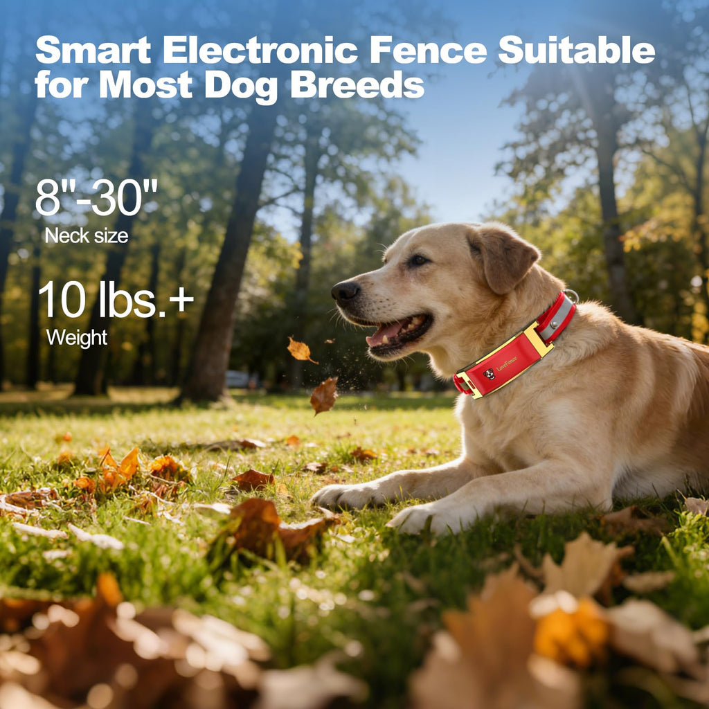 Red Wireless Electric GPS Dog Collar I6157