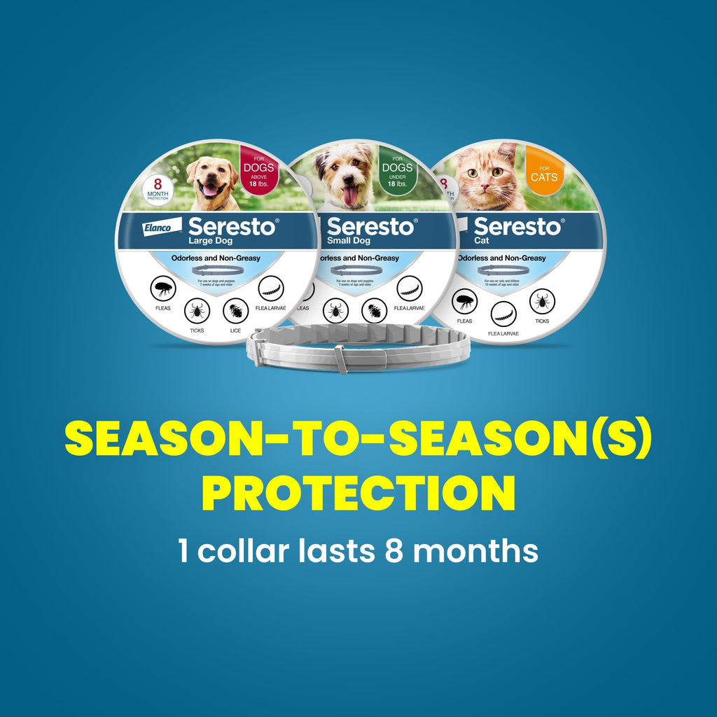 Flea & Tick Treatment & Prevention Collar for Dogs Under 18 lbs F601052