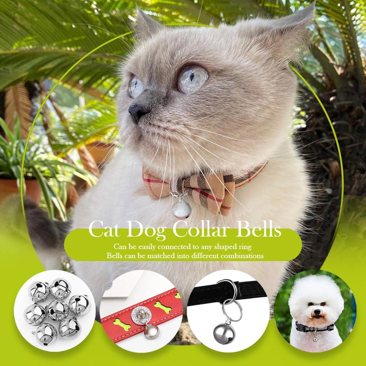 3 Pack Stainless Steel Pet Bells A316
