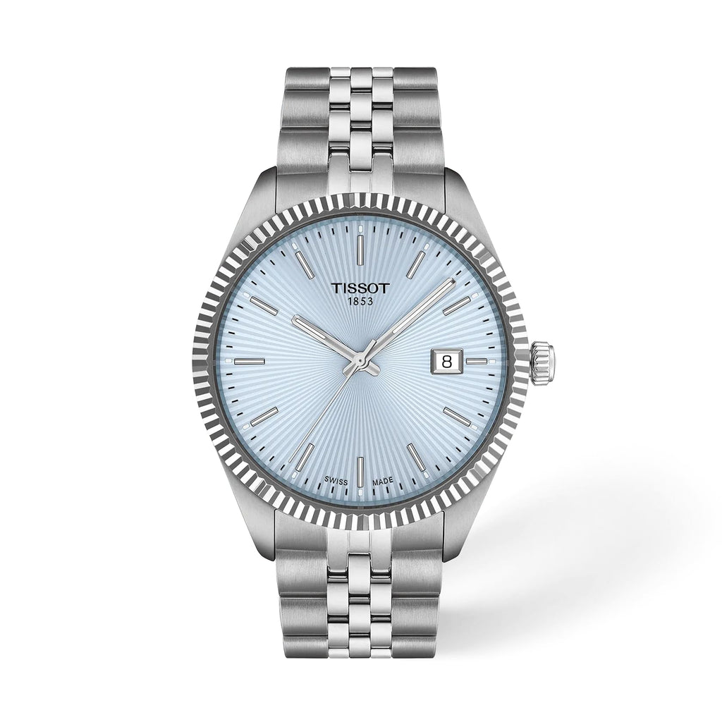 Ice Blue Dial 40mm Swiss Quartz Watch J36715