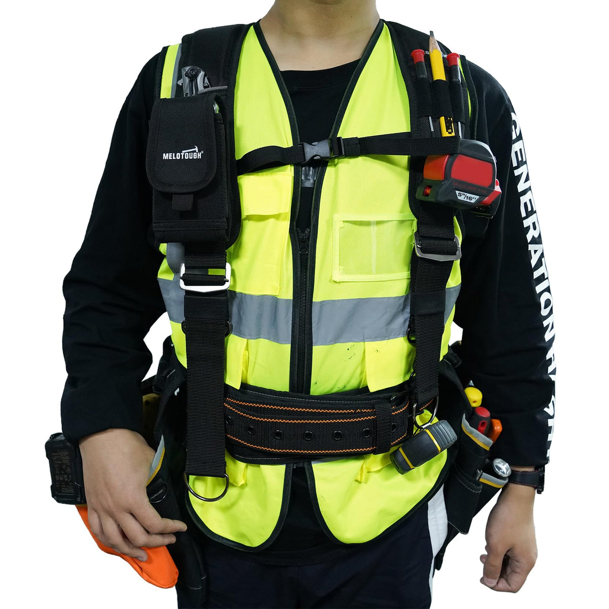 Tool Belt Suspenders Padded Work Suspension Rig W5659