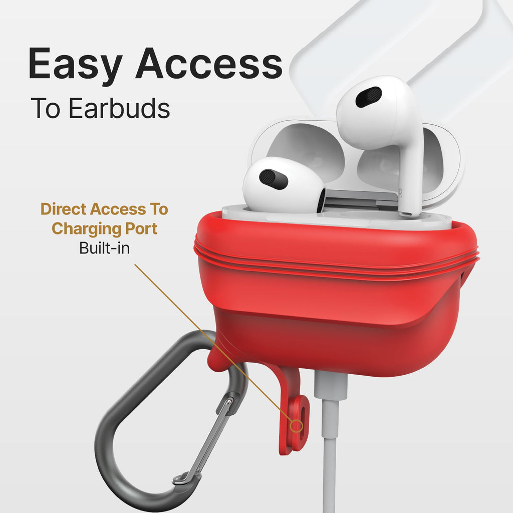 Waterproof AirPods 3rd Generation Case with Carabiner F7067