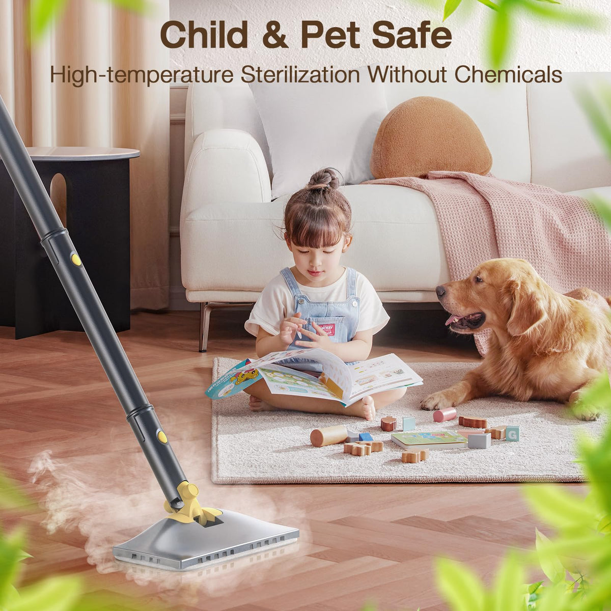 10-in-1 Detachable Handheld Steam Cleaner C939105