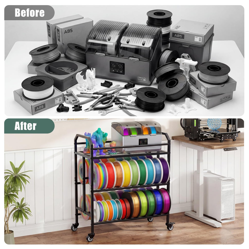 Filament Storage Rack with Wheels R36452