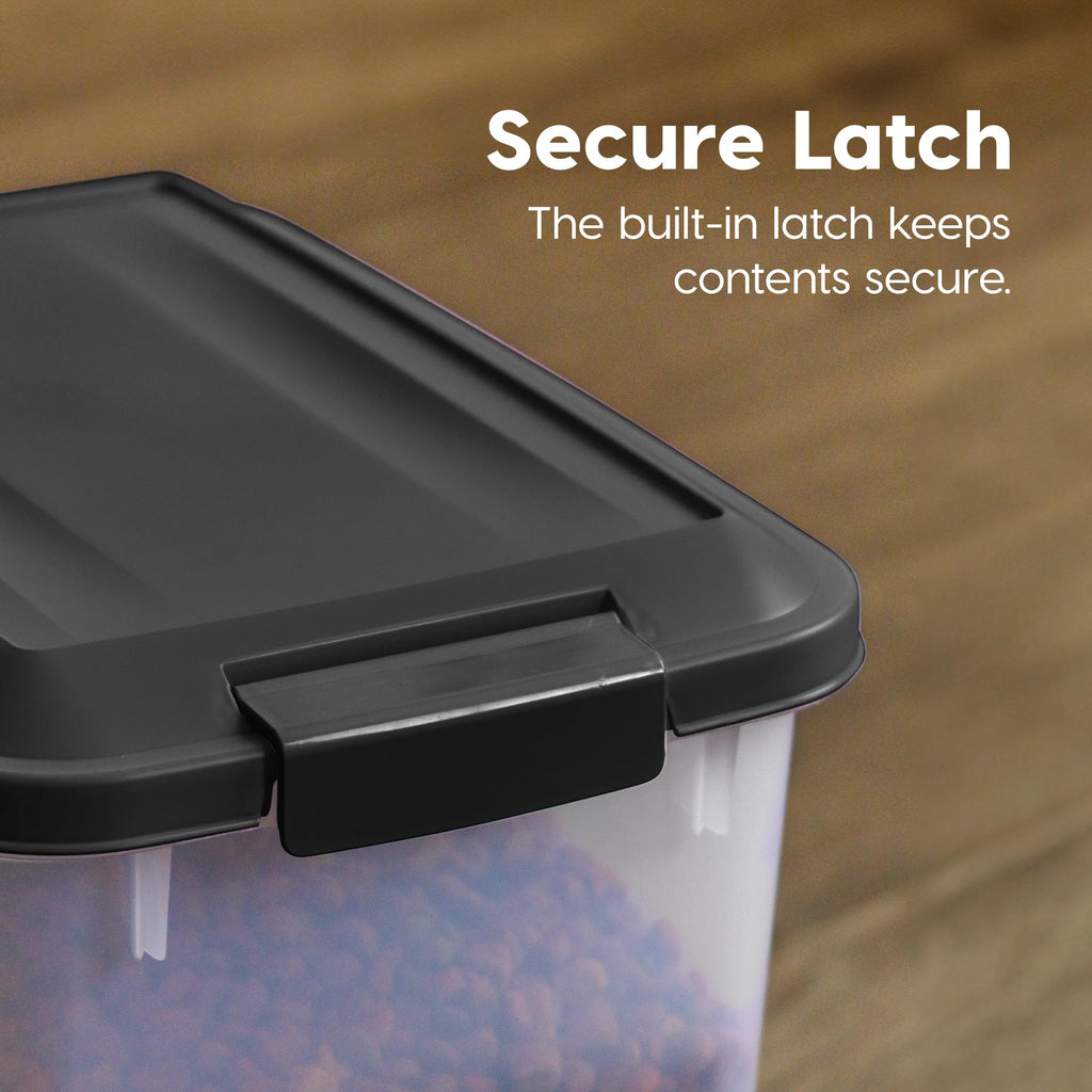 Dog Food Storage Container 2-Pack Black K808452